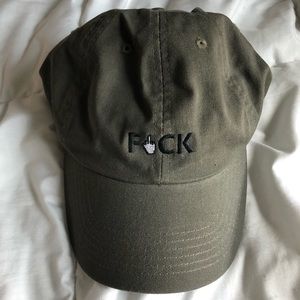 Olive Green “F*CK” Dad Hat